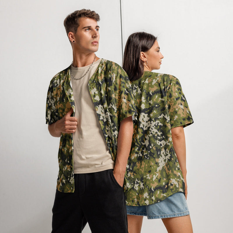 Fractal Lichenwood CAMO Unisex Baseball Jersey - 2XS