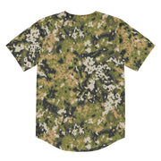 Fractal Lichenwood CAMO Unisex Baseball Jersey