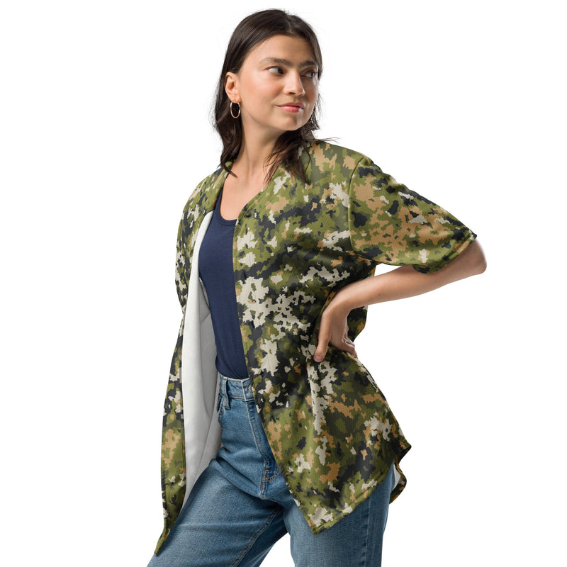 Fractal Lichenwood CAMO Unisex Baseball Jersey