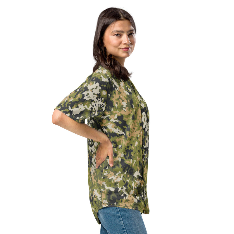 Fractal Lichenwood CAMO Unisex Baseball Jersey