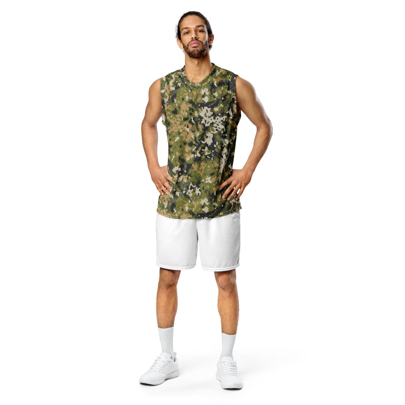 Fractal Lichenwood CAMO Unisex Basketball Jersey