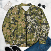 Fractal Lichenwood CAMO Unisex Bomber Jacket - XS