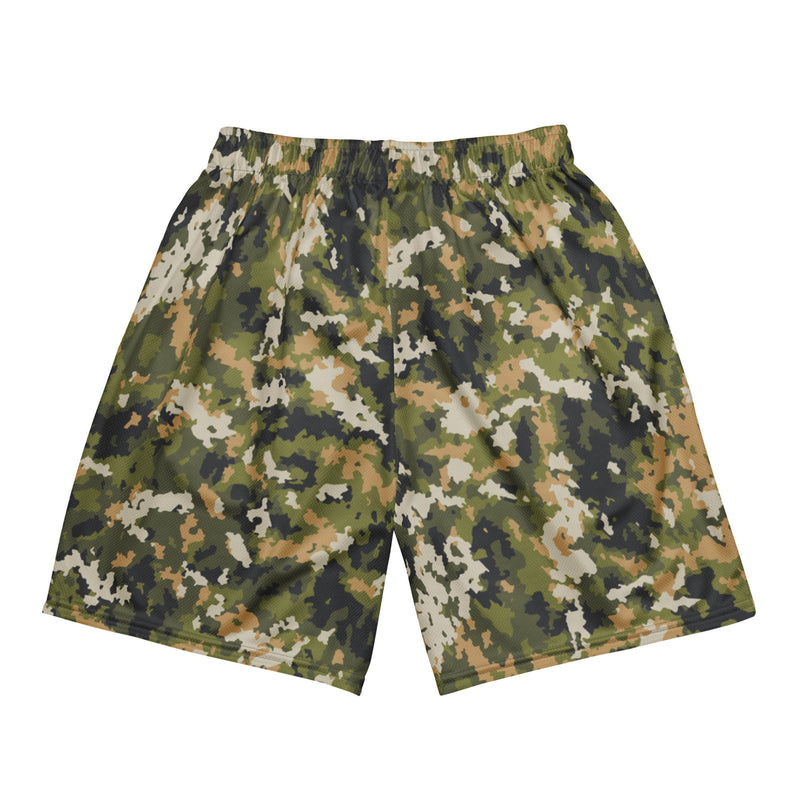 Fractal Lichenwood CAMO Unisex Mesh Shorts