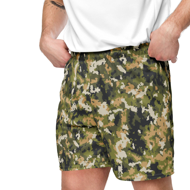 Fractal Lichenwood CAMO Unisex Mesh Shorts