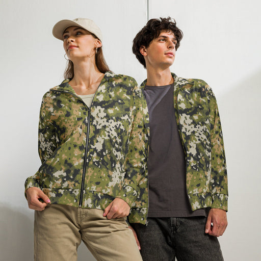 Fractal Lichenwood CAMO Unisex Track Jacket - 2XS