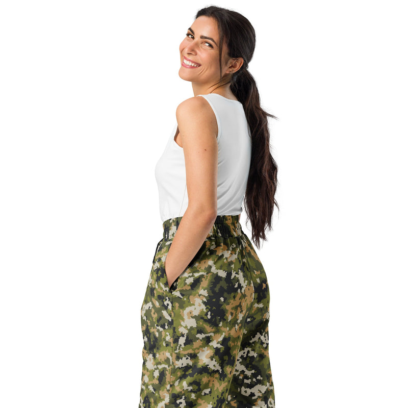Fractal Lichenwood CAMO Unisex Wide-Leg Joggers