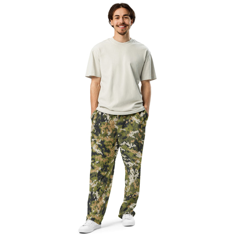 Fractal Lichenwood CAMO Unisex Wide-Leg Joggers