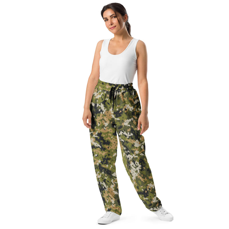 Fractal Lichenwood CAMO Unisex Wide-Leg Joggers