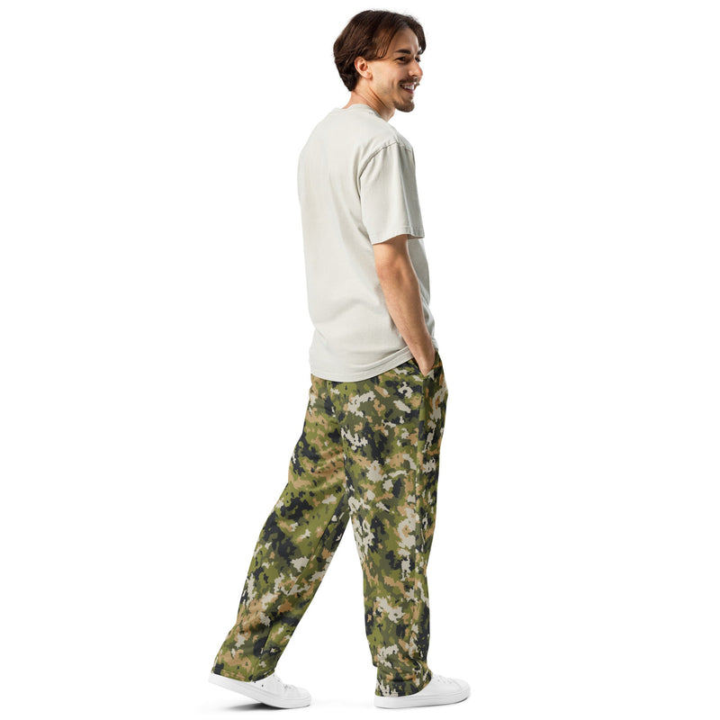 Fractal Lichenwood CAMO Unisex Wide-Leg Joggers