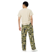 Fractal Lichenwood CAMO Unisex Wide-Leg Leisure Pants - Pant