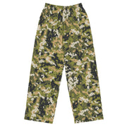 Fractal Lichenwood CAMO Unisex Wide-Leg Leisure Pants - 2XS - Pant