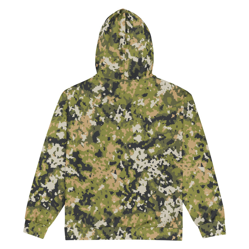 Fractal Lichenwood CAMO Unisex Zip Hoodie
