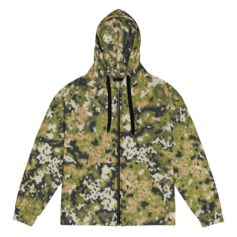Fractal Lichenwood CAMO Unisex Zip Hoodie - 2XS
