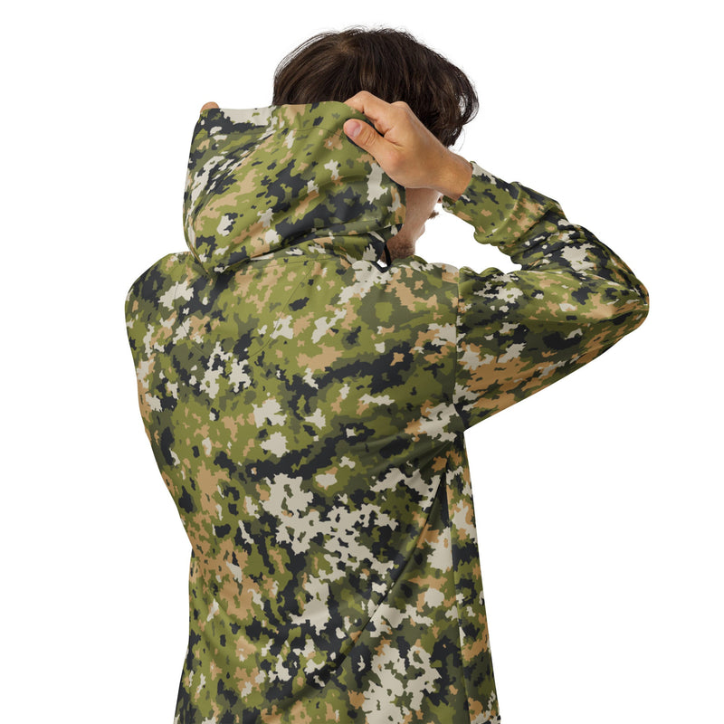 Fractal Lichenwood CAMO Unisex Zip Hoodie