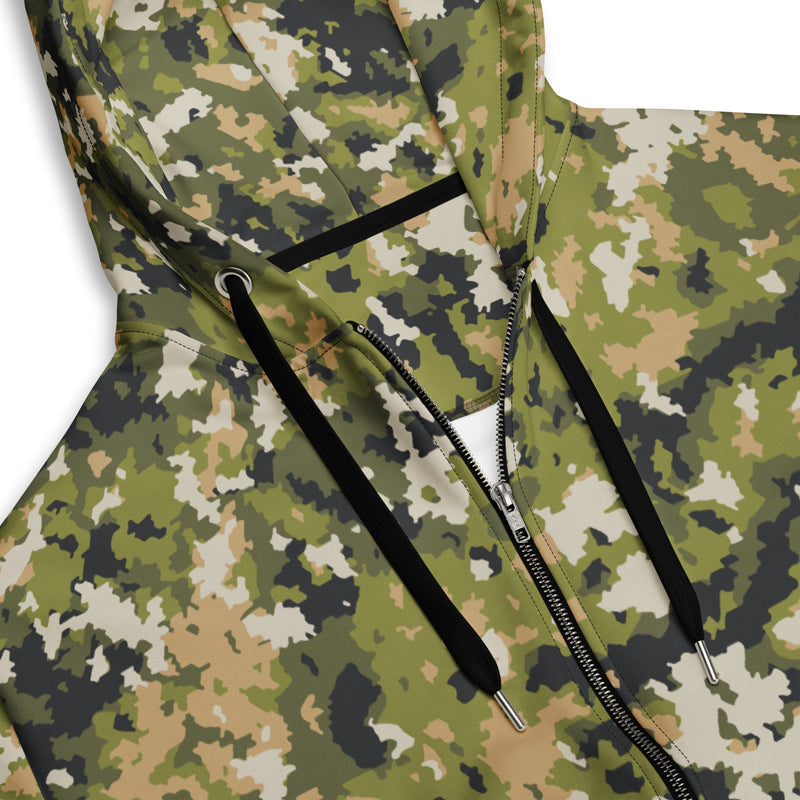 Fractal Lichenwood CAMO Unisex Zip Hoodie