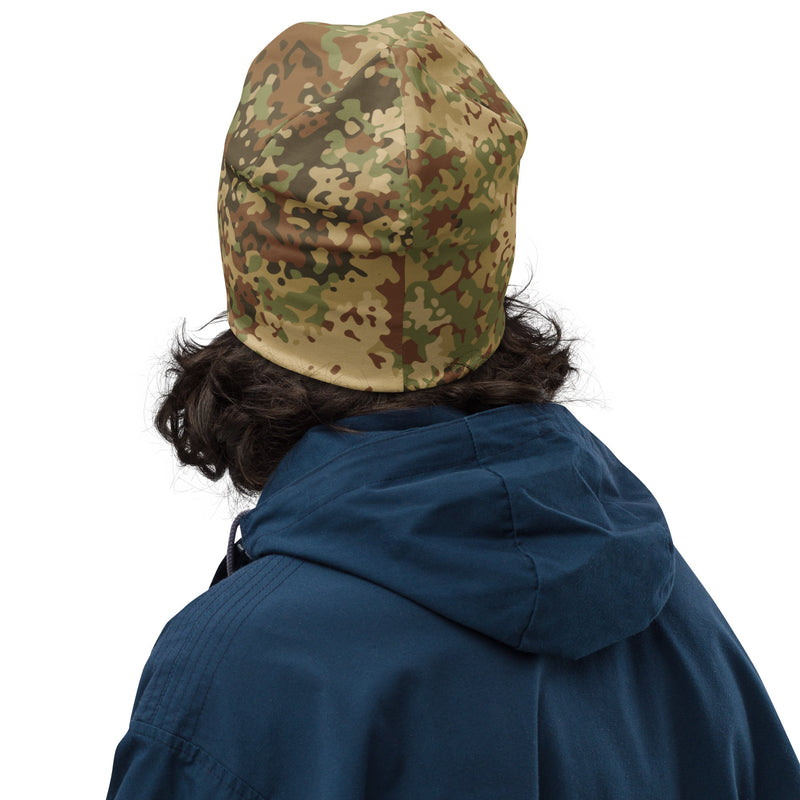 Fractal Mosaic Arid CAMO Beanie - Head