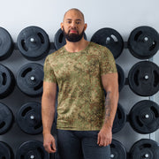 Fractal Mosaic Arid CAMO Mens Athletic T-Shirt - XS - Shirt