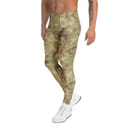 Fractal Mosaic Arid CAMO Mens Leggings - Men
