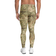 Fractal Mosaic Arid CAMO Mens Leggings - Men