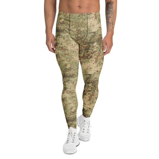 Fractal Mosaic Arid CAMO Mens Leggings - XS - Men