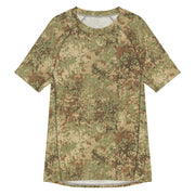 Fractal Mosaic Arid CAMO Mens Short-Sleeve Rash Guard - 2XS - SS