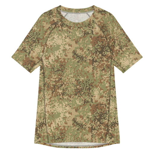 Fractal Mosaic Arid CAMO Mens Short-Sleeve Rash Guard - 2XS - SS