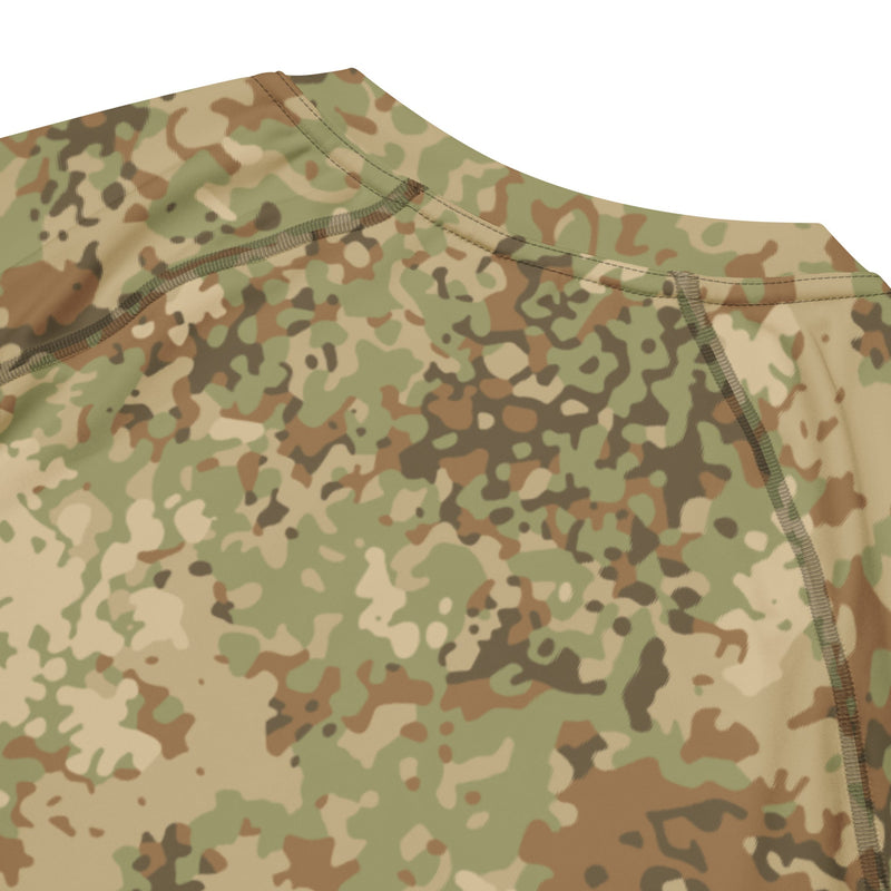 Fractal Mosaic Arid CAMO Mens Short-Sleeve Rash Guard - SS
