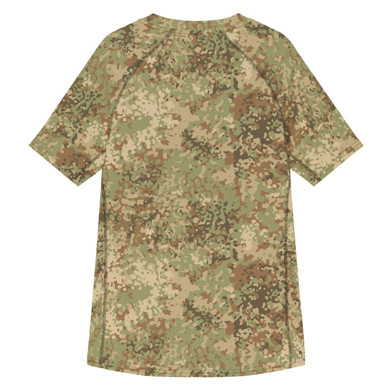 Fractal Mosaic Arid CAMO Mens Short-Sleeve Rash Guard - SS