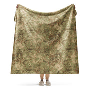 Fractal Mosaic Arid CAMO Sherpa Blanket - 60″×80″