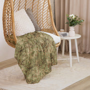 Fractal Mosaic Arid CAMO Sherpa Blanket