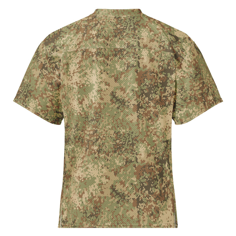 Fractal Mosaic Arid CAMO Unisex American Football Jersey