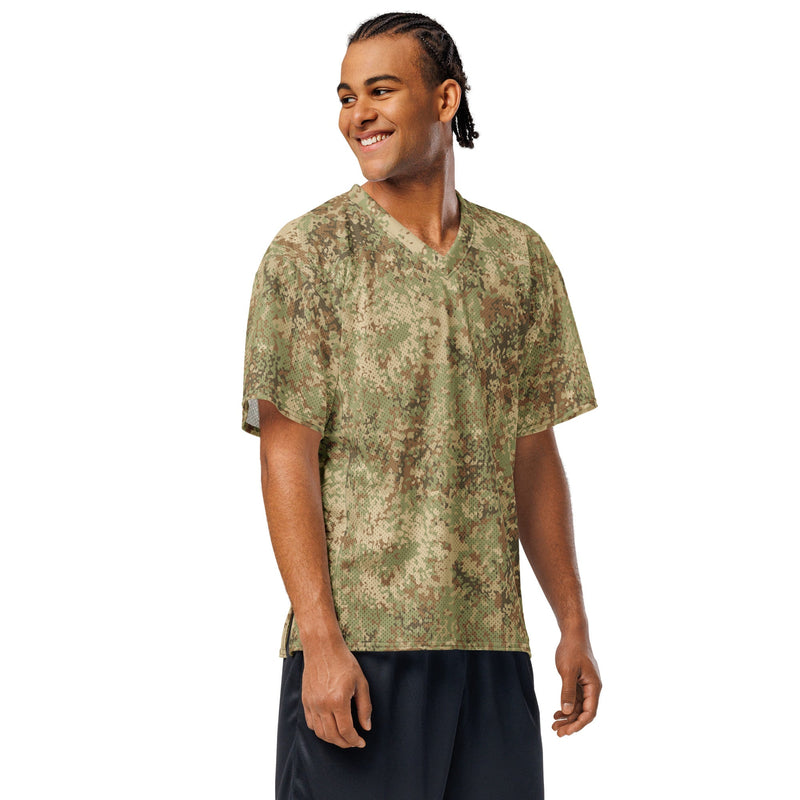 Fractal Mosaic Arid CAMO Unisex American Football Jersey