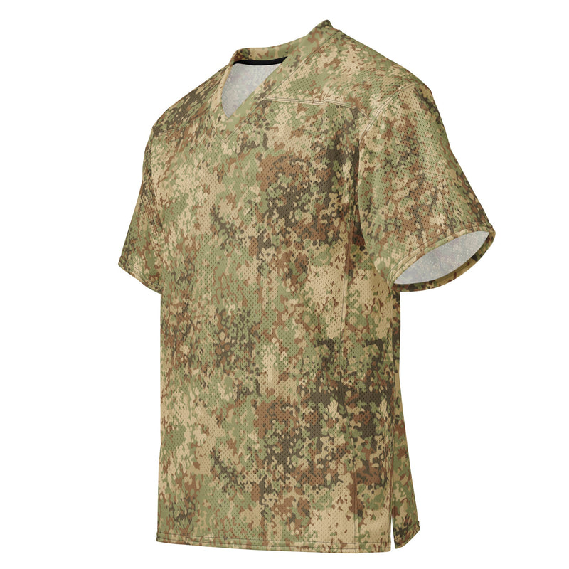 Fractal Mosaic Arid CAMO Unisex American Football Jersey