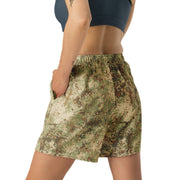 Fractal Mosaic Arid CAMO Unisex Athletic Long Shorts