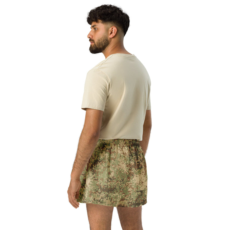 Fractal Mosaic Arid CAMO Unisex Athletic Shorts