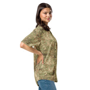 Fractal Mosaic Arid CAMO Unisex Baseball Jersey