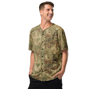 Fractal Mosaic Arid CAMO Unisex Baseball Jersey