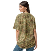 Fractal Mosaic Arid CAMO Unisex Baseball Jersey