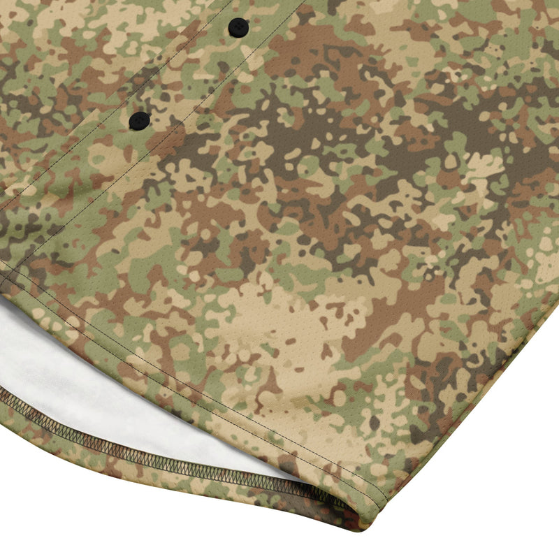 Fractal Mosaic Arid CAMO Unisex Baseball Jersey