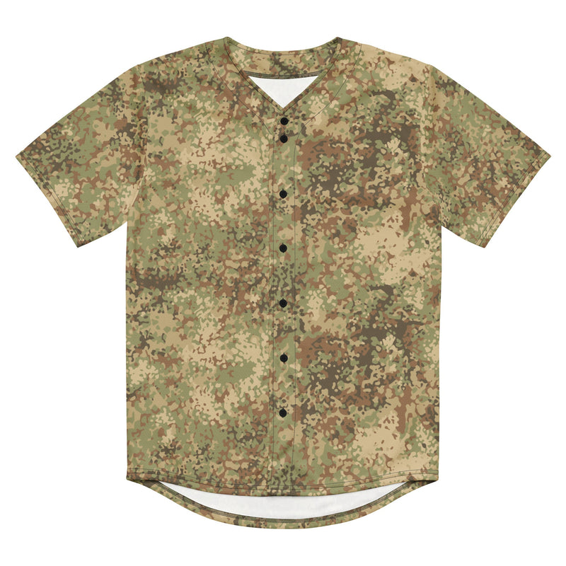Fractal Mosaic Arid CAMO Unisex Baseball Jersey