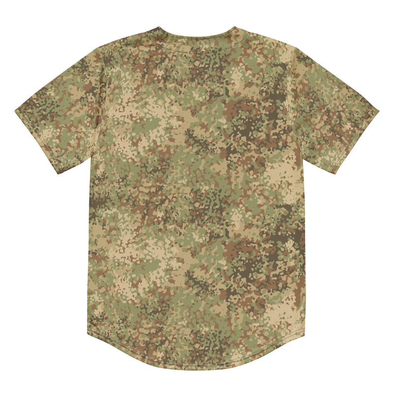 Fractal Mosaic Arid CAMO Unisex Baseball Jersey
