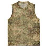 Fractal Mosaic Arid CAMO Unisex Basketball Jersey