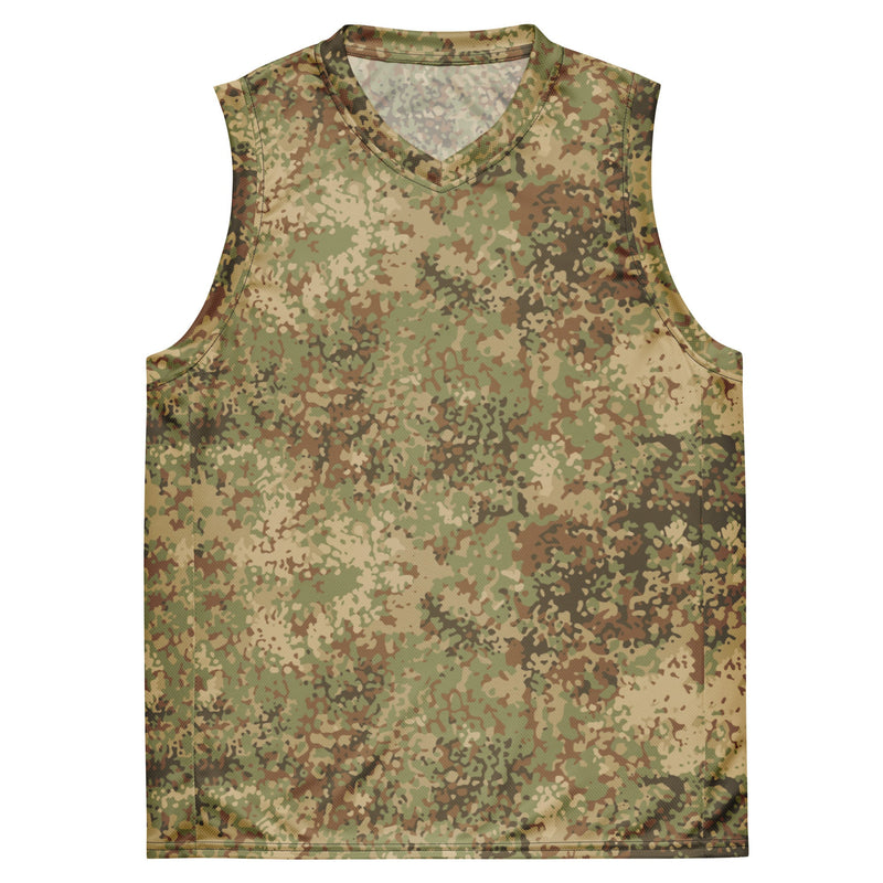 Fractal Mosaic Arid CAMO Unisex Basketball Jersey