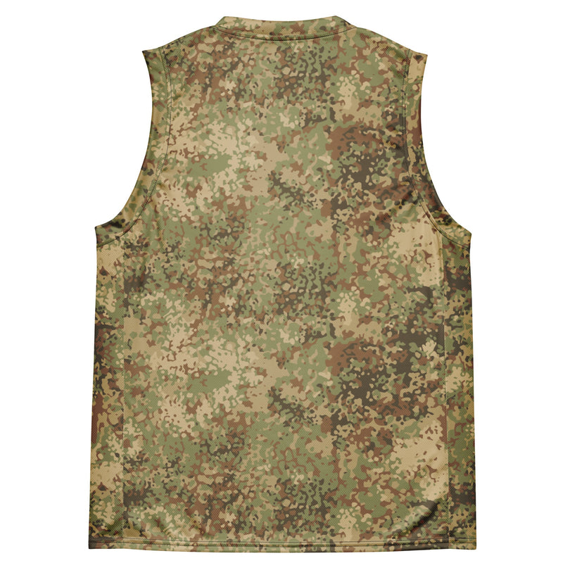 Fractal Mosaic Arid CAMO Unisex Basketball Jersey
