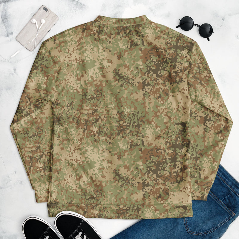 Fractal Mosaic Arid CAMO Unisex Bomber Jacket