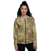 Fractal Mosaic Arid CAMO Unisex Bomber Jacket