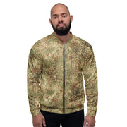 Fractal Mosaic Arid CAMO Unisex Bomber Jacket