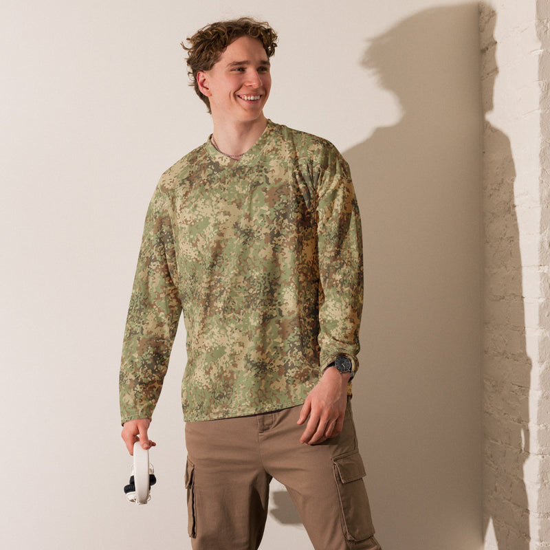 Fractal Mosaic Arid CAMO Unisex Hockey Fan Jersey