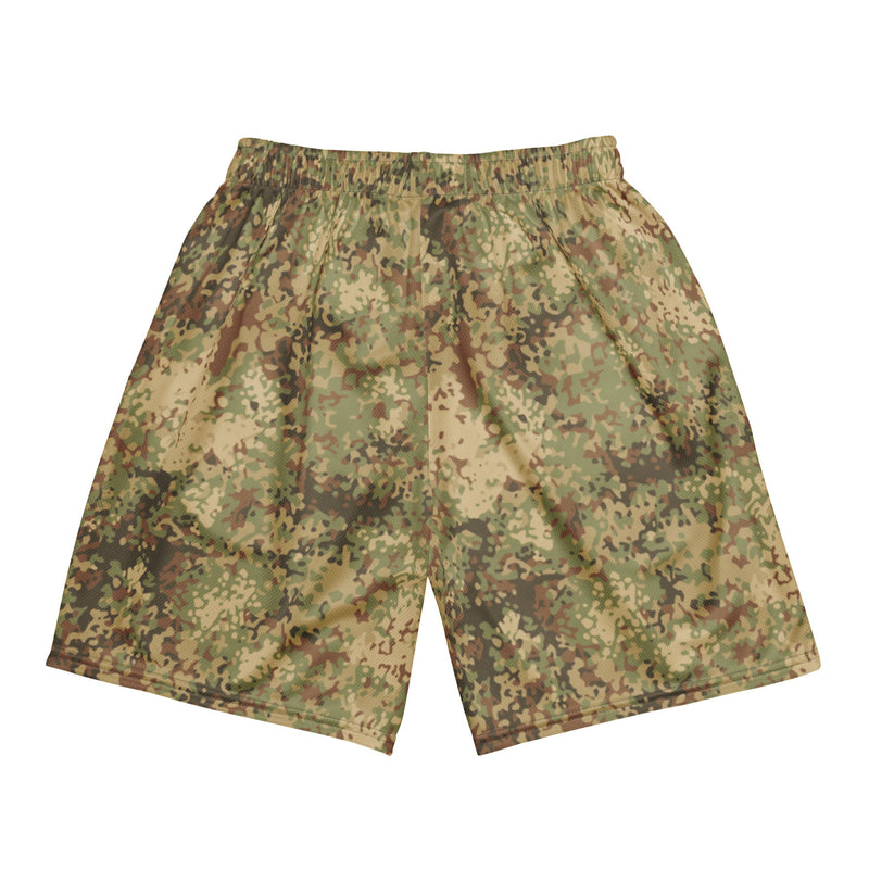 Fractal Mosaic Arid CAMO Unisex Mesh Shorts