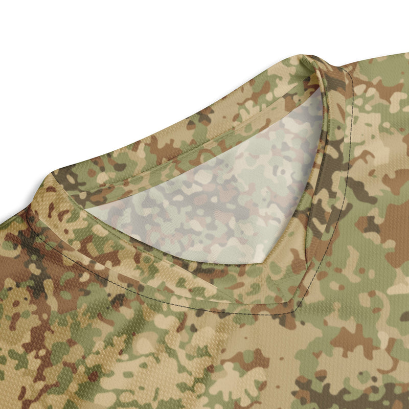 Fractal Mosaic Arid CAMO Unisex Sports Jersey